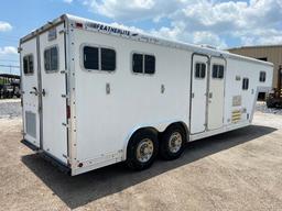 1992 Featherlite 2 horse slant load trailer