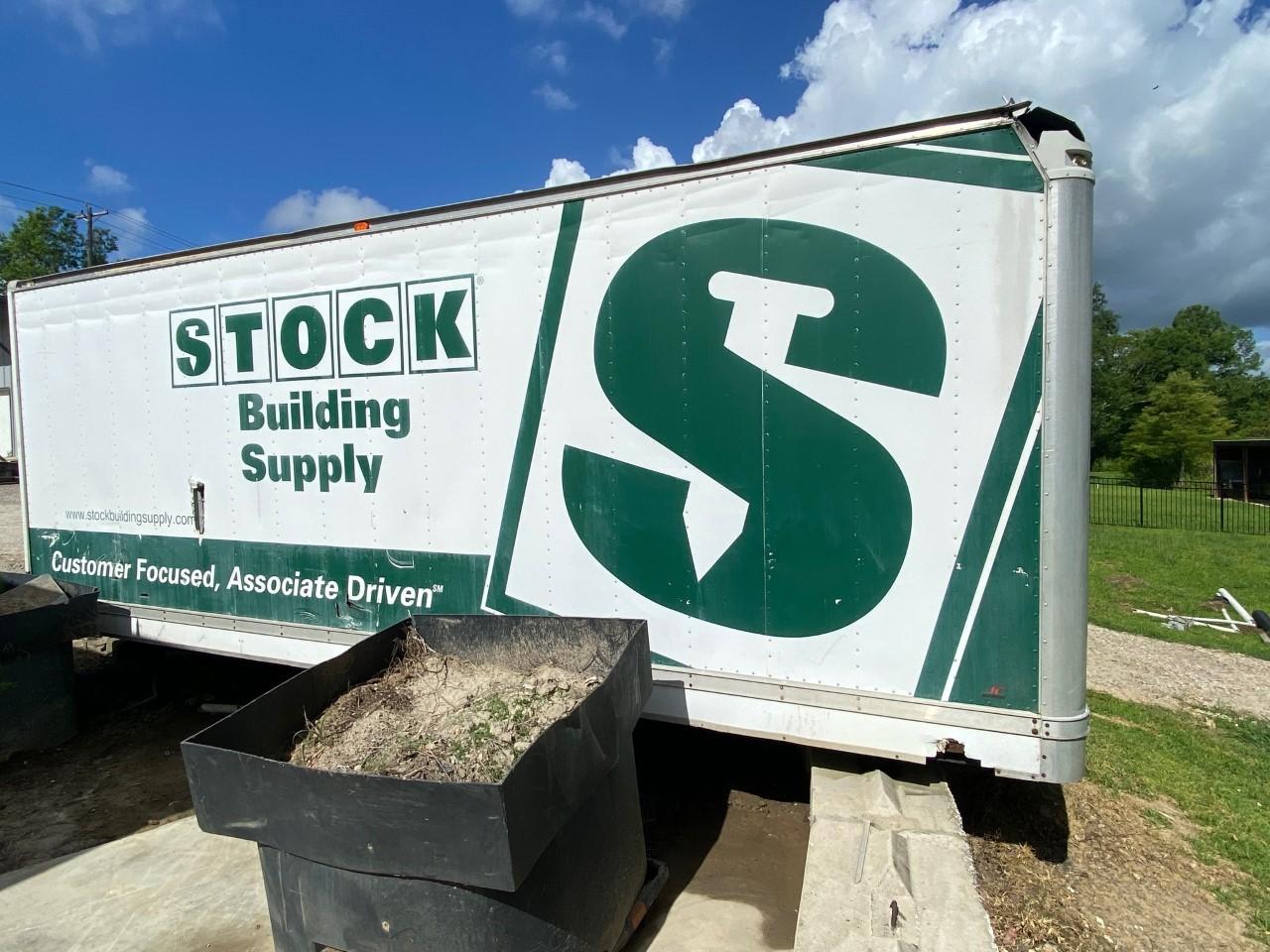 24’ truck van dry box used for storage