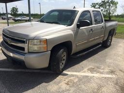 2008 TAN CHEVY SILVERADO