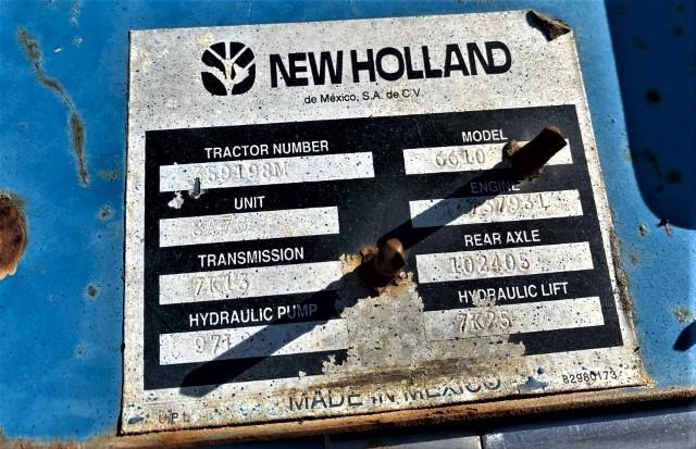 New Holland 6610 diesel tractor