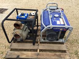 generator.   4" pump