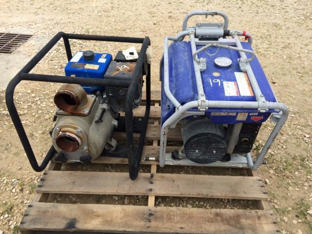generator.   4" pump
