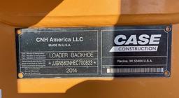 2014 Case 580N loader/backhoe