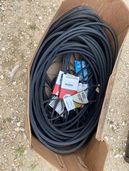 assorted machinery belts