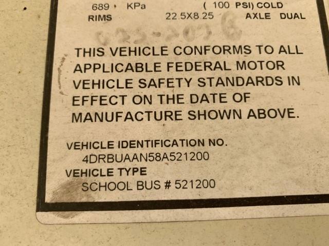 2008 International 78 passenger bus inop