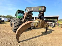 John Deere 748H articulating grapple skidder