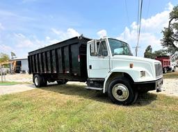2001 Freightliner single axle refuse dump truck