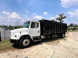 2001 Freightliner single axle refuse dump truck
