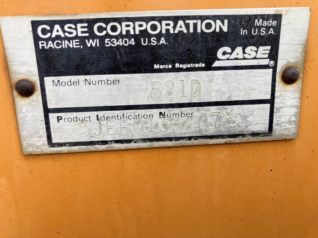CASE 521D WHEEL LOADER, ARTICULATING