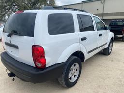 2006 DODGE DURANGO, WHITE