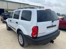 2006 DODGE DURANGO, WHITE
