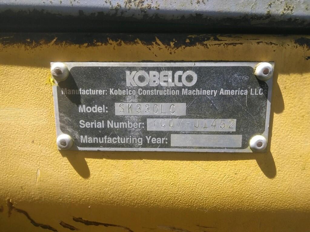 2006 Kobelco SK330LC excavator