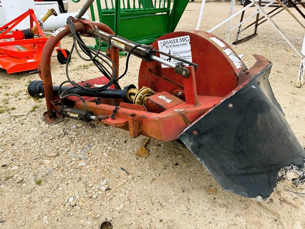 Shaver SC-50 stump grinder, 3-point hitch