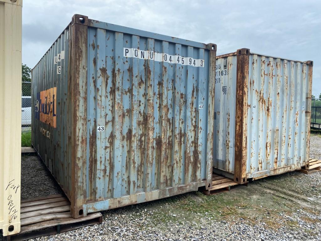 Used standard storage container