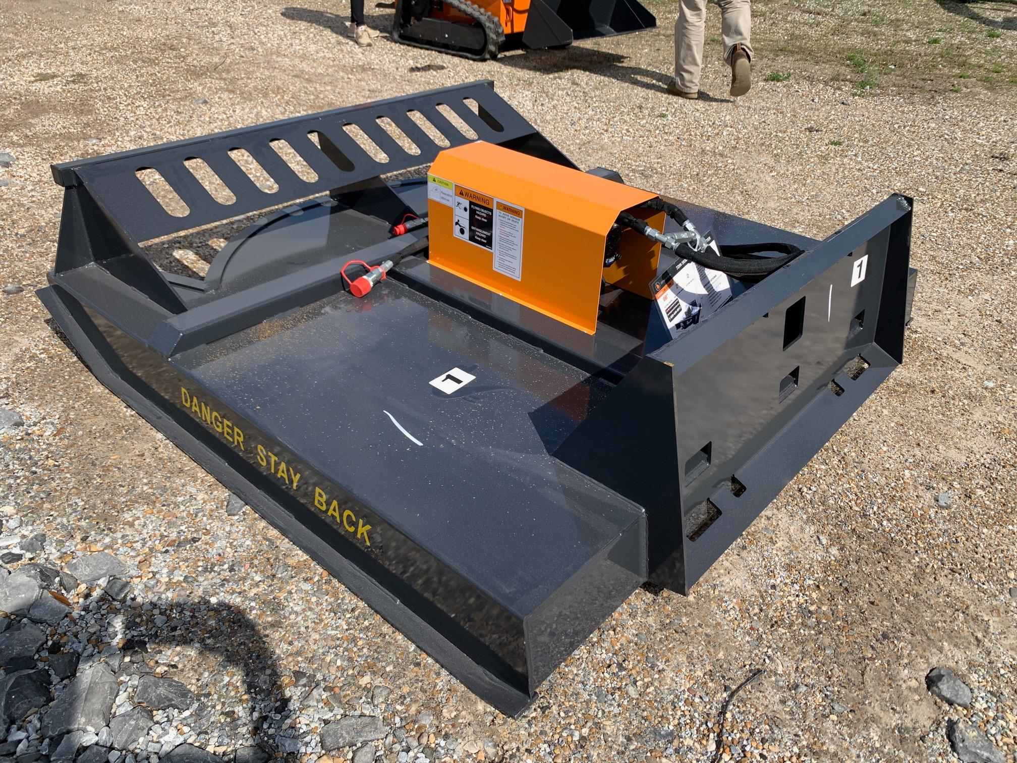 Unused 2024 Skid Steer Brush Cutter Attachment