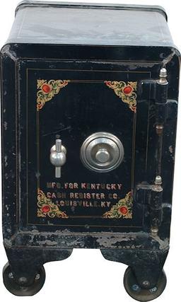 Unrestored Small Safe ''Kentucky Cash Register Co.'' -P-