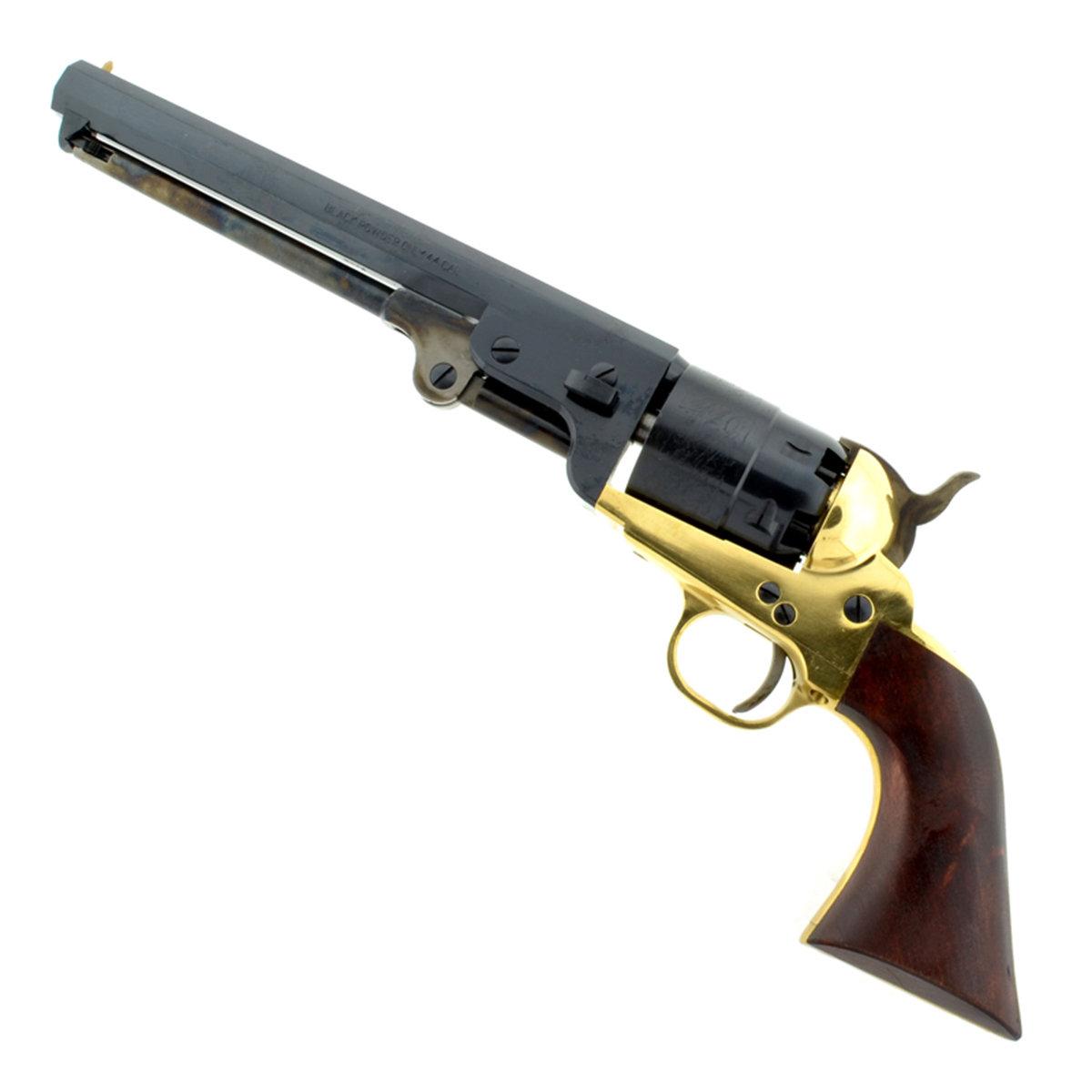 New Traditions 1851 Navy Revolver .44 Cal Brass Frame 7 1/2'' Blue Barrel (No Gun Sales To NY HI AK)