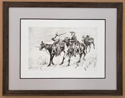 *Rare Giclee Limited Edition 01 by Fredrick Remington Plate Signed Great Investment