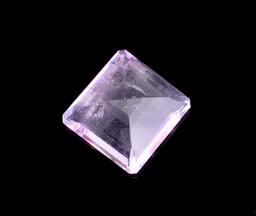 APP: 0.6k 27.50CT Square Emerald Cut Light Purple Amethyst Quartz Gemstone