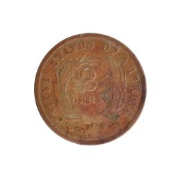 1868 Two-Cent Coin