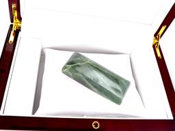 APP: 7.2k 597.50CT Rectangle Cut Cabochon Jade Gemstone