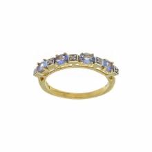 Tanzanite 925 Sterling Silver Size 6 Ring