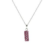 Ruby Sterling Silver Pendant