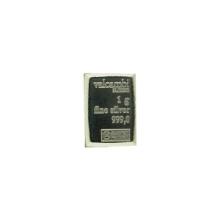 Valcambi Suisse CHI Essayeur Fondeur 1 Gram 999,0 Fine Silver Bar