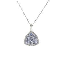 Tanzanite Sterling Silver Pendant