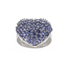 Tanzanite 925 Sterling Silver Size 5 Ring