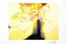 SALVADOR DALI Pegasus Print, 22" x 14.5"