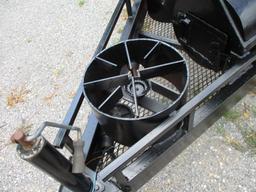 Trailer Mounted Smoker with Fish Fryer, Steak Cook