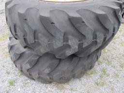 (2) Firestone 16.9x24 R-4 on JD Rims
