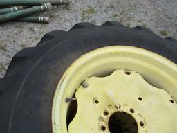(2) Firestone 16.9x24 R-4 on JD Rims