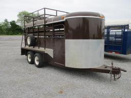 Coose 16' Stock Trailer SN 1C9BP1629YM202675