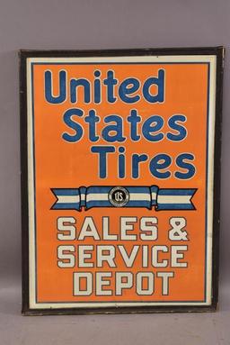 United States Tires Sales & Service Depot Sign