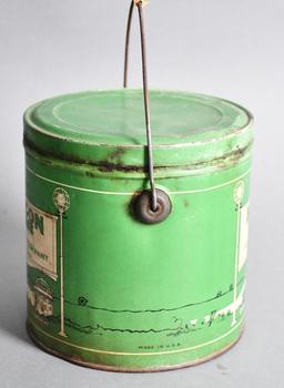 Beacon Grease Five Gallon Round Metal Can w/Bail Handle