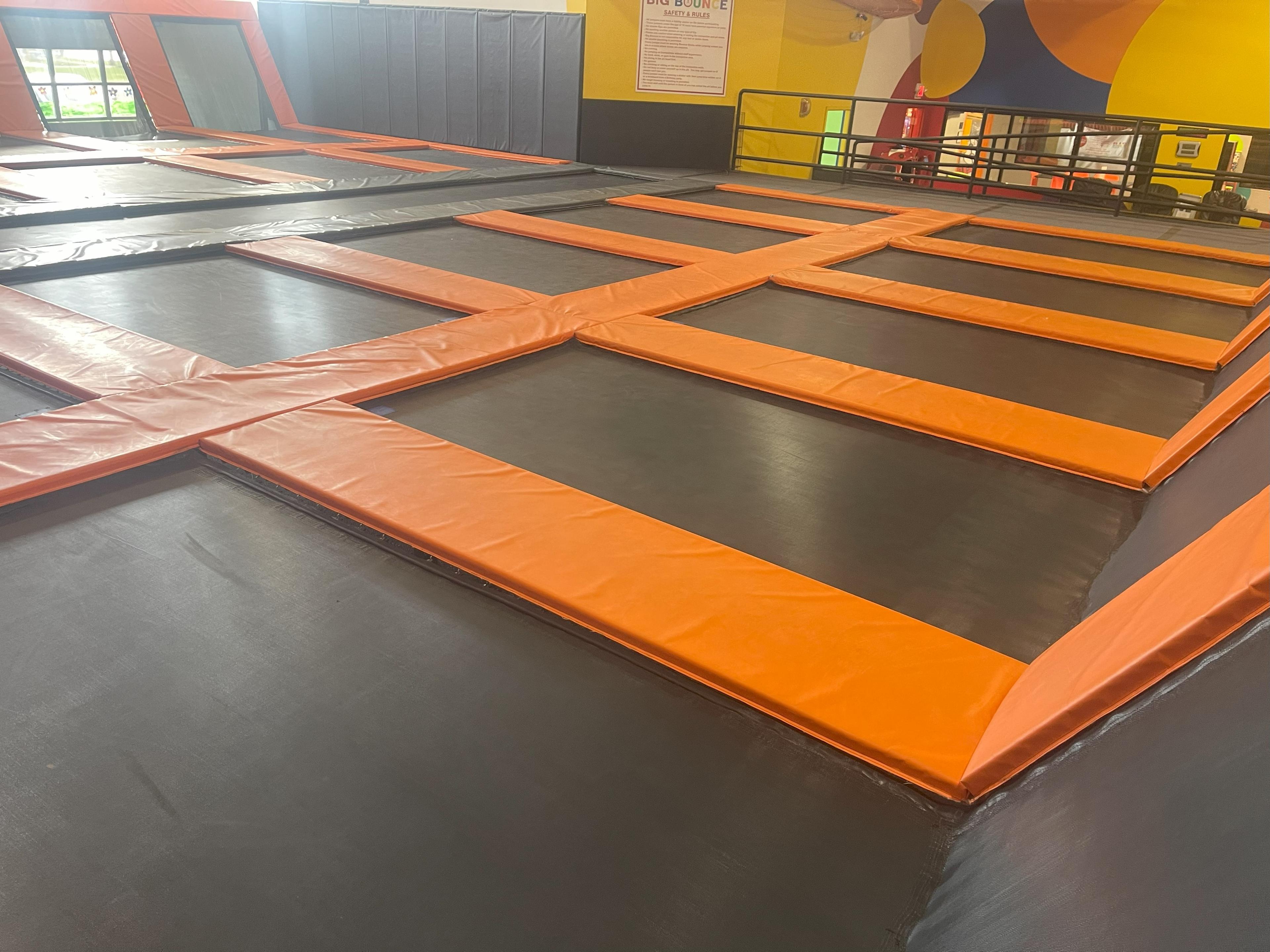 large trampoline system