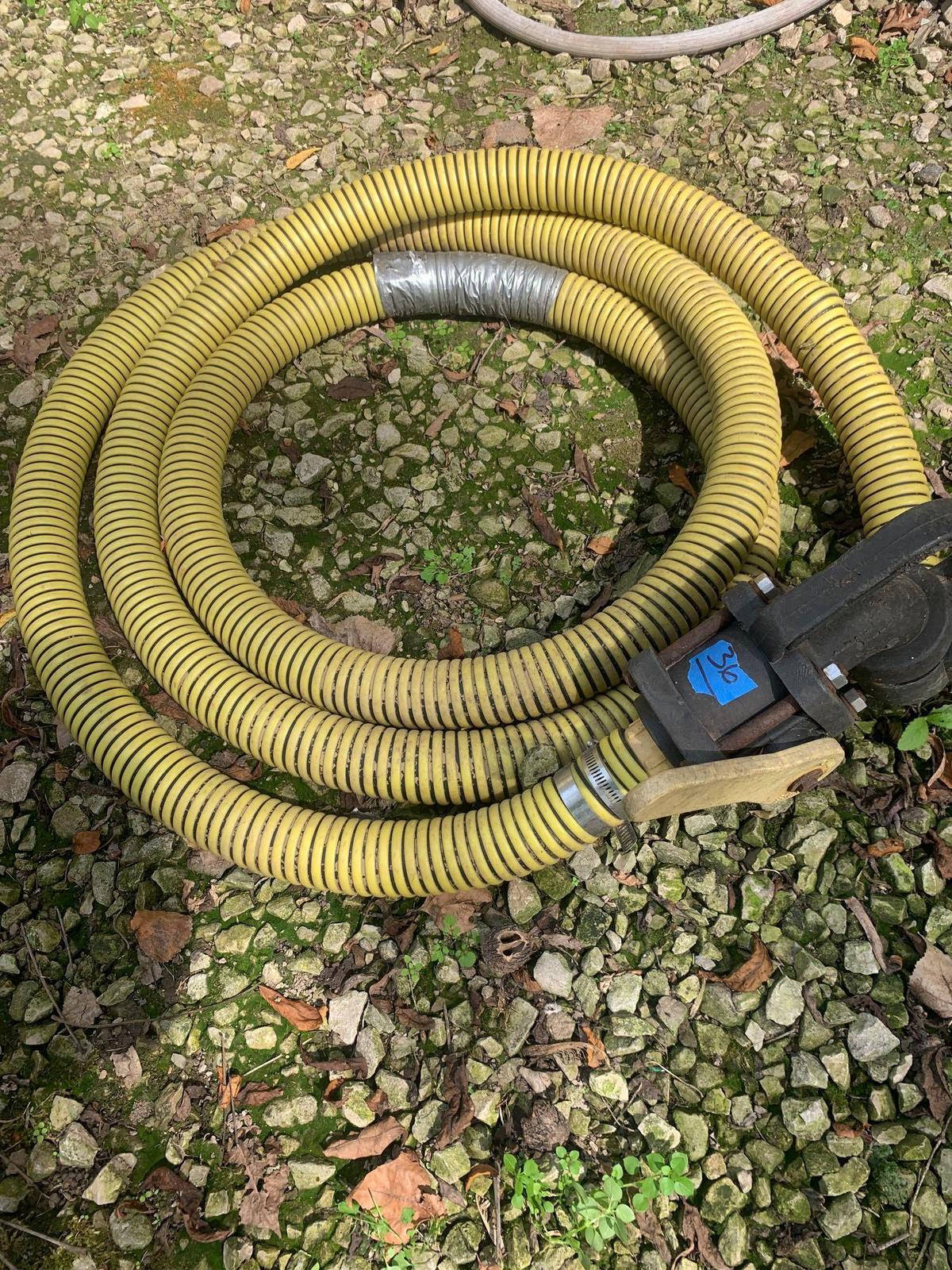 2 inch drain hose With shut-off valve