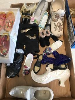 Assorted minature shoes