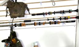 Three blow guns and accessories