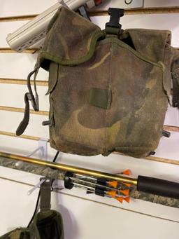 Three blow guns and accessories