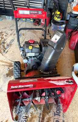 MTD 24 inch cut yard machine snowblower