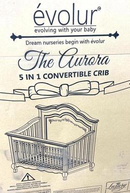 Five in one convertible crib