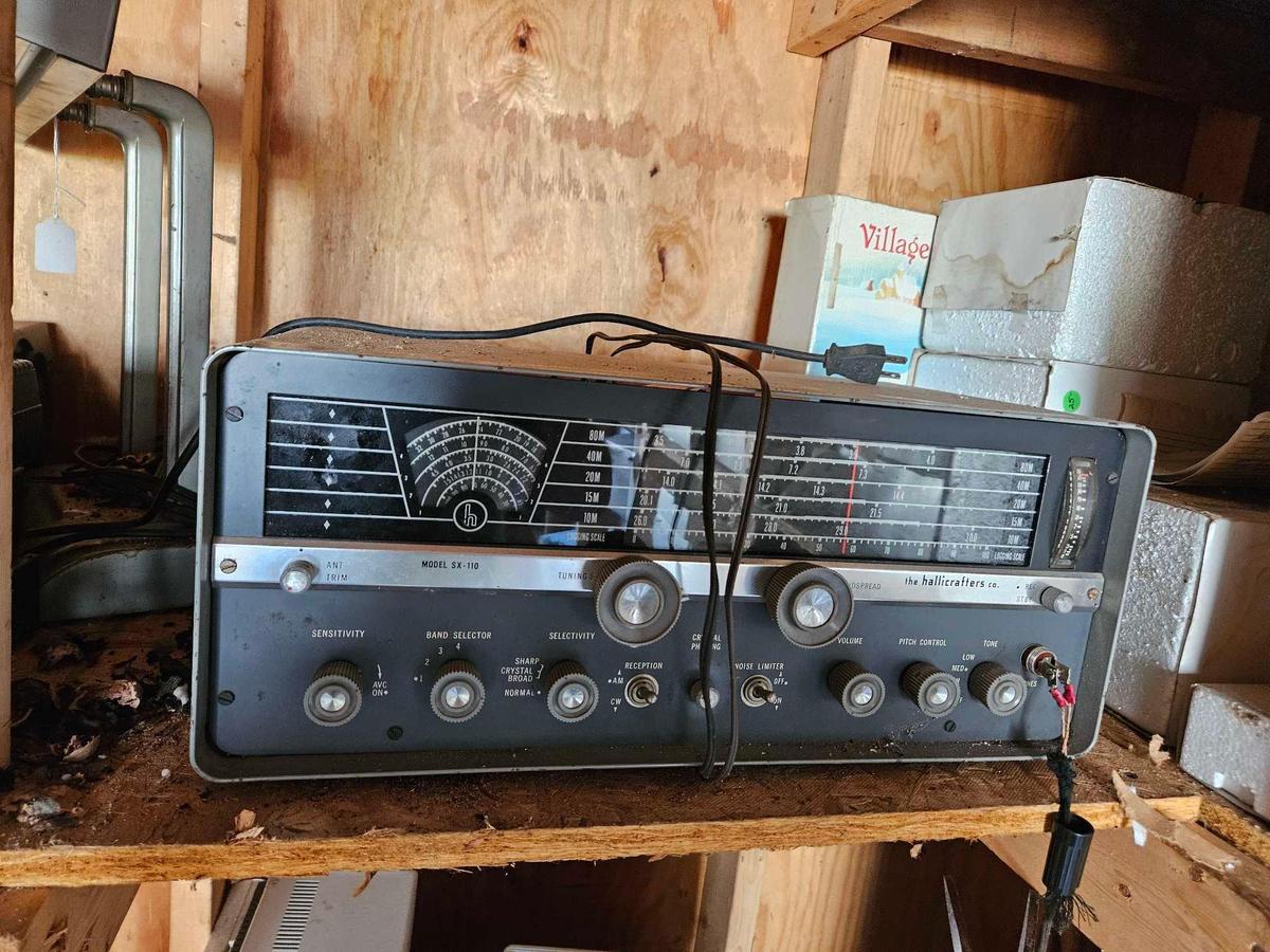 Model SX - 110 short wave radio.