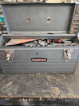 18 inch Craftsman toolbox with contents.