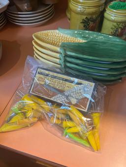 5 corn plates kitchen