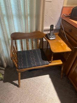 vintage telephone table