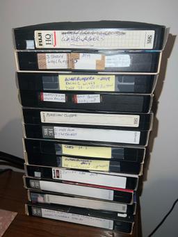 VHS Movies and Taped Cubes Games