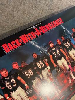 Chicago Bears Back with a Vengeance 1987 poster